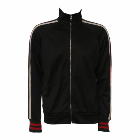 Gucci logo hotsell track jacket